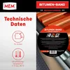 MEM Bitumen-Band, Selbstklebendes Dichtungsband, Produktbild-Vorschau 3