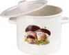 Emaliowany garnek w kolorze kremowym z pokrywką 7 l Podgląd zdjęcia produktu 2
