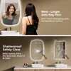 S'AFIELINA 80×50 cm lustro ścienne LED - lustro łazienkowe Podgląd zdjęcia produktu 3