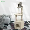 VOUNOT® Kratzbaum Klein, Katzenbaum für Katzen, Stabil Produktbild-Vorschau 2