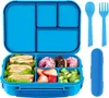Amathley lunch box bambini bento box 1200ml lunch box 4 Anteprima dell’immagine prodotto 1