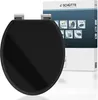 A black toilet seat is shown in front of its packaging. Náhled obrázku produktu
