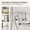 Praknu | Set bidet WC doccetta per doccia intima argento Anteprima dell’immagine prodotto 4