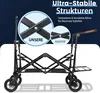 Sekey Bollerwagen Faltbar mit Dach und Sitz, Bollerwagen Produktbild-Vorschau 6