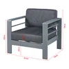 Outdoor-Sessel ‘Avise’ mit Kissen Aluminium 62 x 81 x 70 cm Produktbild-Vorschau 3