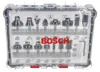 PRO Nutfräser-Set, gemischt, Schaft 6 mm, 15-tlg Produktbild-Vorschau 2