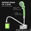 Campingdusche mit Akku & Display - 6000mAh Outdoor Duschset Produktbild-Vorschau 3