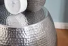 FineBuy Beistelltisch rund 43,5 cm Metall silber - Produktbild-Vorschau 5