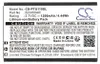 Akku für Panasonic Kx-Tf200, Kx-Tu110 und andere, 1200 mAh, Produktbild-Vorschau 3