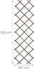 Relaxdays – výsuvná opěrná mřížka, sada 3 ks, 180 x 60 cm, Náhled obrázku produktu 4