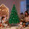 A mother and child decorating a Christmas tree in a cozy room. Produktbild-Vorschau