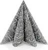 Airlaid Serviette Lias in Schwarz-Silber, 40 x 40 cm, 50 Produktbild-Vorschau 2