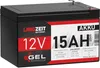 Langzeit Akku 12V 15AH Bleiakku GEL Batterie Bleigel Produktbild-Vorschau 1