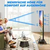 5Rcom TV-Ständer mit Rollen und Holzablage Geeignet für Produktbild-Vorschau 2
