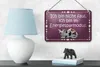 Blechschild Spruch 18x12cm Katze ich bin nicht faul bin im Produktbild-Vorschau 4