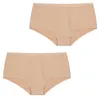 Q-EN Confezione da 2 slip da donna con alta gamba, in micro Anteprima dell’immagine prodotto 1
