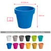 Prosperplast Blumentopf LOFLY Weiß 15,8 cm Produktbild-Vorschau 2