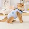 INF Tuta post-operatoria estiva per gatto in poliestere Anteprima dell’immagine prodotto 5