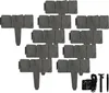 A set of garden edging stones with stakes and a small bag of what appears to be solar lights. Produktbild-Vorschau