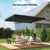 Ersatzdach für Pergola 3x3 m, Pavillondach Dunkelgrau, 250 Produktbild-Vorschau 3