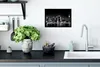 MuchoWow® Gerahmtes Poster New Yorker Skyline - schwarz und Produktbild-Vorschau 3