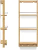 CASARIA® Duschregal Zum Hängen 3 Ablagen 3 Haken 70x29x10cm Produktbild-Vorschau 4