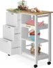 anaterra® Küchenwagen - mit Rollen, 67x37x84 cm, 3 Ebenen, Produktbild-Vorschau 10
