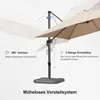 PURPLE LEAF Sonnenschirm 300 x 300 cm Groß Ampelschirm mit Produktbild-Vorschau 8
