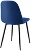 CLP 4er Set Stühle Giverny mit Ziernähten blau Material Produktbild-Vorschau 6