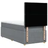 Boxspringbett mit Matratze Hellgrau 90x200 cm Stoff Produktbild-Vorschau 8