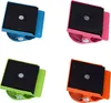 Four magnetic clips in different colors arranged in a grid. Produktbild-Vorschau