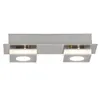 Brilliant LED Wand- & Deckenleuchte Transit Nickel 2 x 4W Produktbild-Vorschau 3