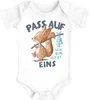Babybody mit Spruch zum Geburtstag Ich bin jetzt Eins | Produktbild-Vorschau 1