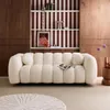 sweeek - 3-Sitzer-Sofa im Muscheldesign mit Bouclé-Bezug - Produktbild-Vorschau 2
