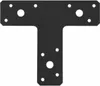 Flachverbinder T-Form 150x127x38x2,0mm schwarz Produktbild-Vorschau 1