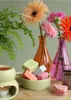 Glasvase mit Blumenmuster – Bunte Dekovase aus Glas in 8 Produktbild-Vorschau 5