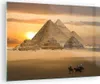 Bilder auf glas - Pyramide ägypten wüste - 70x50cm - Produktbild-Vorschau 1