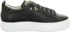 A black leather sneaker with a white sole is shown against a white background. Anteprima dell’immagine prodotto