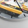 Wanduhr - Rund - Glasuhr - Taxi Straße New York - 40x40cm - Produktbild-Vorschau 5