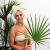 Turban - ręcznik na głowę 100% naturalna bawełna Yeye Ecru Podgląd zdjęcia produktu 7