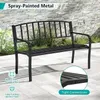 Metall-Gartenbank für den Außenbereich mit Produktbild-Vorschau 5
