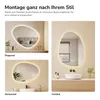 EMKE badspiegel met verlichting, 75 x 55 cm, anti-condens, Productafbeelding-voorbeeld 3