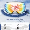 ROCKBROS Occhiali da sci Occhiali da neve Occhiali da Anteprima dell’immagine prodotto 4