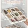 Snackbox mit Fächern, tragbare PET+PP+Silikon Snackbox, Produktbild-Vorschau 6