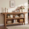 Tribesigns : Console étroite de 160 cm en bois massif avec Voir les images du produit 3