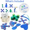 Magnetyczna gra budowlana Clixo - Crew Blue & Green (30 Podgląd zdjęcia produktu 8
