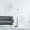 Globo Lighting Stehleuchte Metall grau matt, 2x GU10 LED Produktbild-Vorschau 9