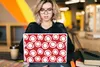 MuchoWow® Laptop Aufkleber Sticker Cover Tupfen - Rot - Produktbild-Vorschau 5