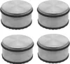 4er Set Türstopper Edelstahl Türpuffer Massiv 1,1 kg Boden Produktbild-Vorschau 1