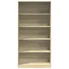 Kleiderschrank Sonoma-Eiche 100x50x200 cm Holzwerkstoff Produktbild-Vorschau 4